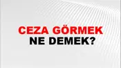 Ceza Görmek