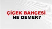 Çiçek Bahçesi