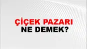 Çiçek Pazarı