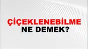 Çiçeklenebilme