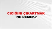 Cıcığını Çıkartmak