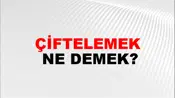 Çiftelemek