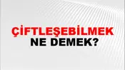 Çiftleşebilmek