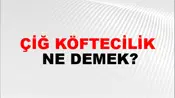 Çiğ Köftecilik