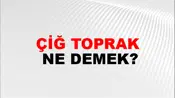 Çiğ Toprak