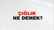 Çığlık