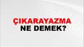 Çıkarayazma