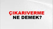 Çıkarıverme