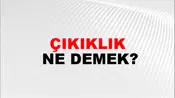 Çıkıklık