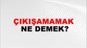 Çıkışamamak