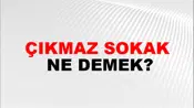 Çıkmaz Sokak