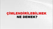 Çimlendirilebilmek