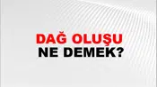 Dağ Oluşu
