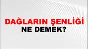 Dağların Şenliği (Veya gelin anası)