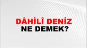 Dâhilî Deniz