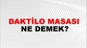 Daktilo Masası