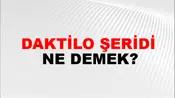 Daktilo Şeridi
