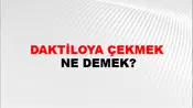 Daktiloya Çekmek