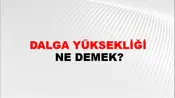 Dalga Yüksekliği