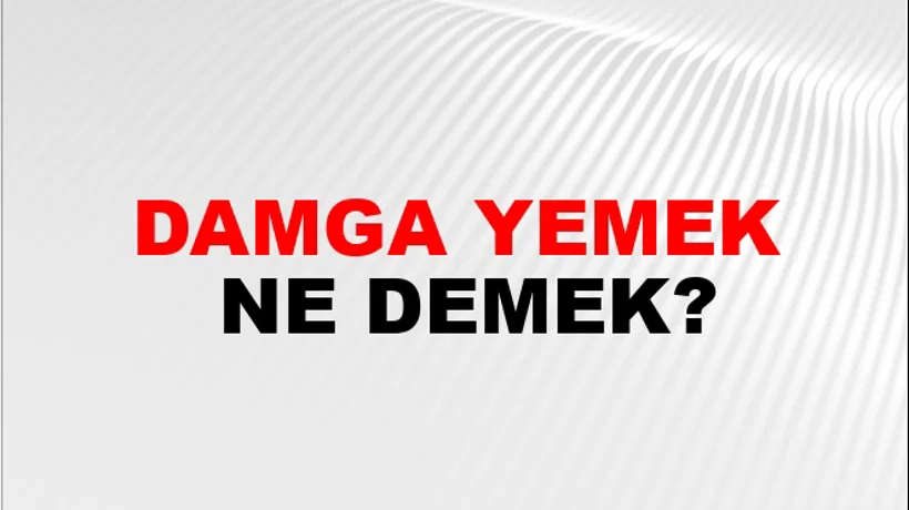 Damga Yemek Damga Yemek