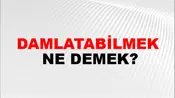 Damlatabilmek