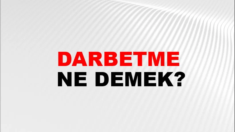 Darbetme Darbetme