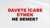 Davete İcabet Etmek