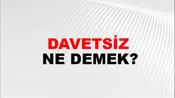 Davetsiz