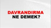 Davrandırma