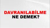 Davranılabilme