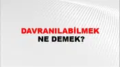 Davranılabilmek
