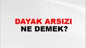 Dayak Arsızı