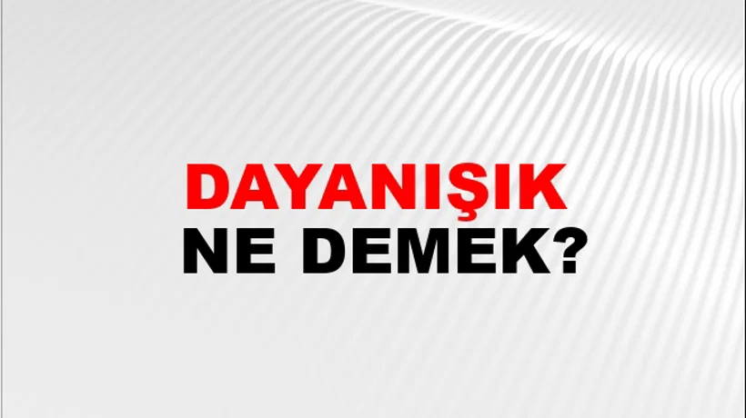 Dayanışık Dayanışık