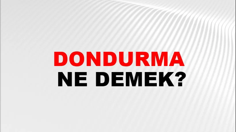 Dondurma Dondurma