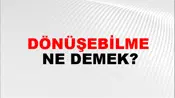 Dönüşebilme