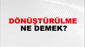 Dönüştürülme