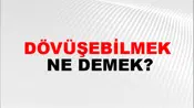 Dövüşebilmek