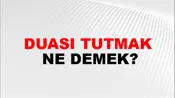 Duası Tutmak