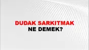 Dudak Sarkıtmak