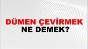 Dümen Çevirmek