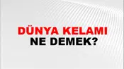 Dünya Kelamı
