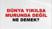 Dünya Yıkılsa Umurunda Değil