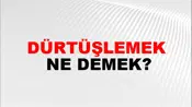 Dürtüşlemek