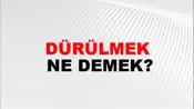Dürülmek