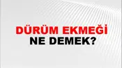 Dürüm Ekmeği