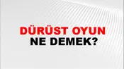 Dürüst Oyun