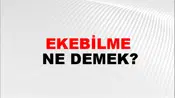 Ekebilme