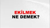 Ekilmek