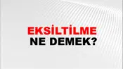 Eksiltilme