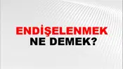 Endişelenmek